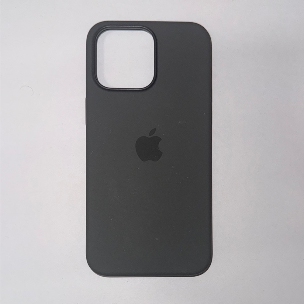 Apple Black Silicone Case for iPhone